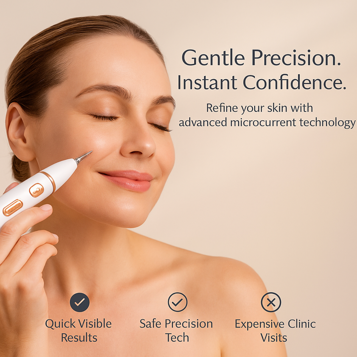 LCD Microcurrent Beauty Pen