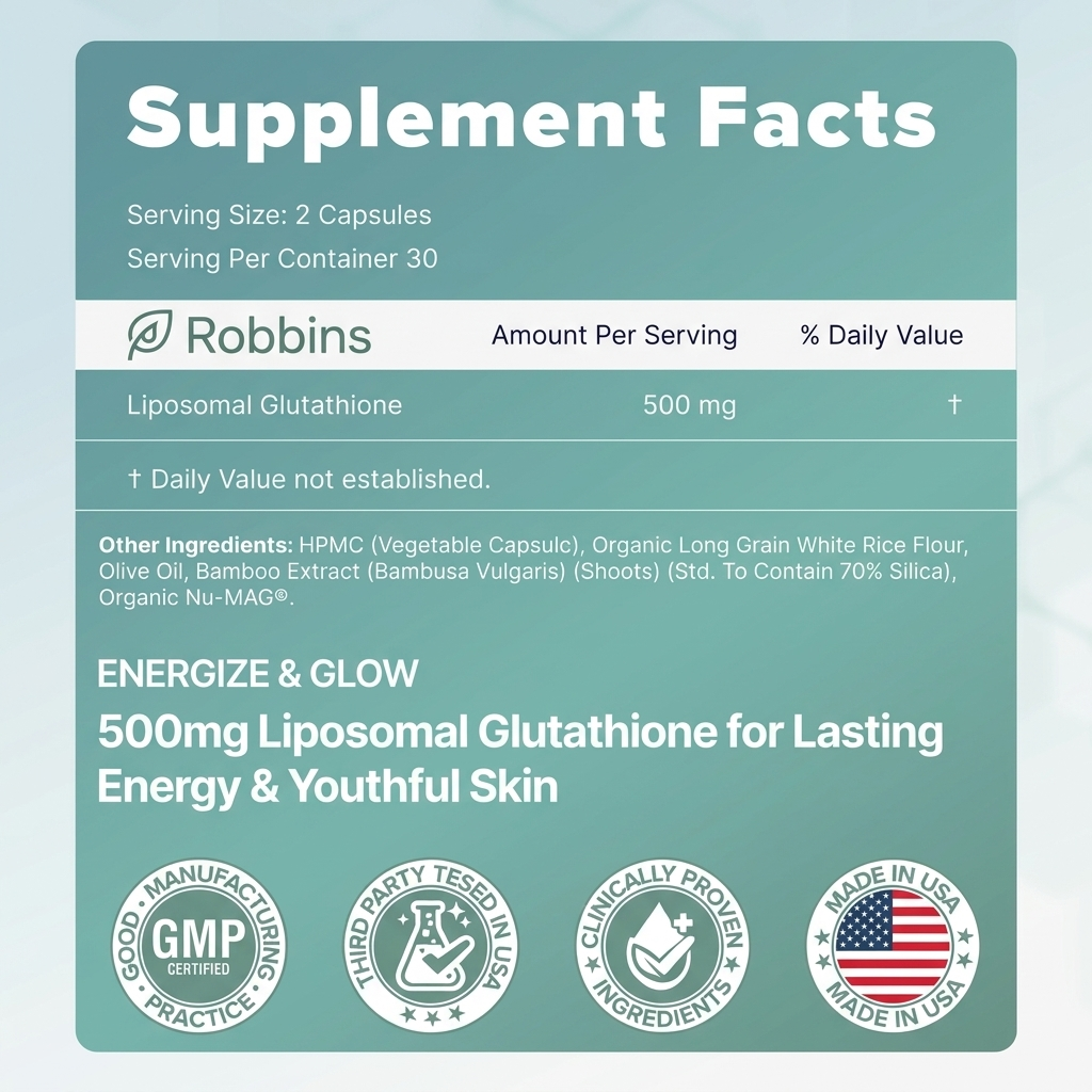 Robbins Liposomal Glutathione Capsules