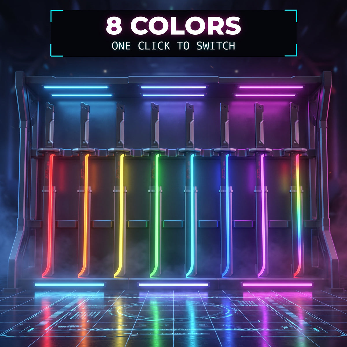 Cyberpunk RGB Spark Blade