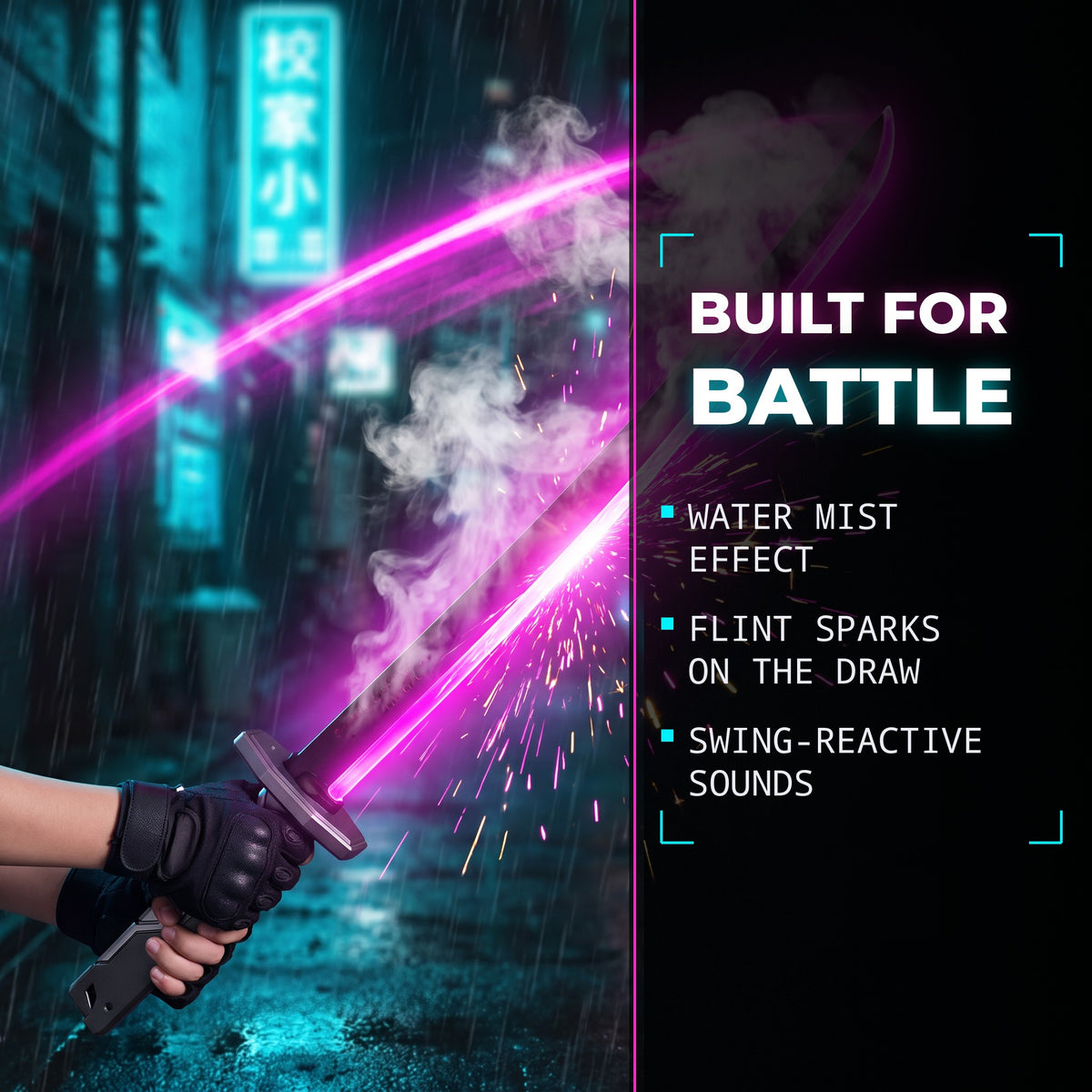 Cyberpunk RGB Spark Blade